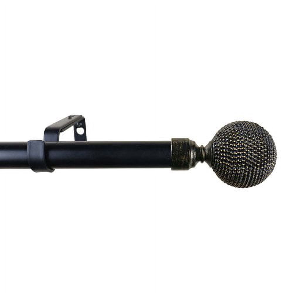 Urbanest Giato Adjustable Single Drapery Curtain Rod & Hardware Set