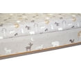 thumbnail image 3 of Lanco Happy Reindeer and Bear Animal Print 3 Piece Baby Nursery Crib Bedding Set Grey, Bed Size 33 x 42 Fill Polyester, Soft & Comfortable, 3 of 3