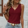 thumbnail image 5 of Ruyang Vest Tops for Women Summer Tops Ladies Camisole V Neck Sleeveless Casual Tank Summer Fashion Casual Top Women Shirts, 5 of 5
