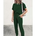 thumbnail image 3 of Conjunto de Jogger de Dos Piezas PRETTYGARDEN 2025 para Mujer en Verde Oscuro Talla L, 3 of 6