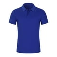 thumbnail image 4 of Viikei Mens T-shirts Under $10 Clearance Short Sleeve Shirts Summer Lapel Button Solid Business, 4 of 7
