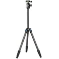thumbnail image 1 of Kit de Trípode Sirui Fibra de Carbono con Columna Central Triangular ST124+K10X, 1 of 7