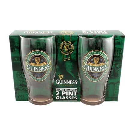 Guinness Ireland pint glass 2pk