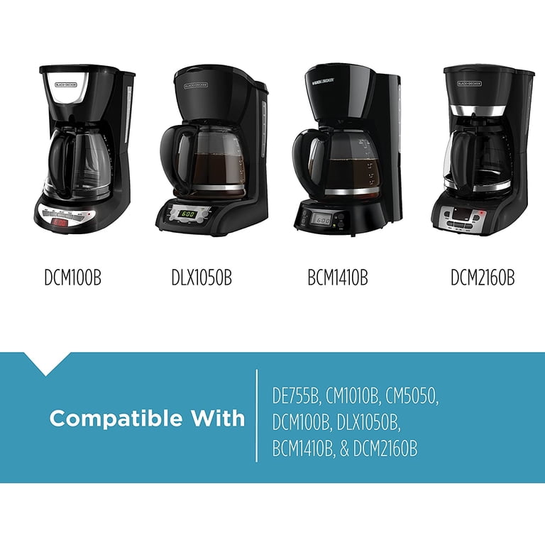 Black & Decker GC3000B 12-Cup Replacement Carafe, Black, Each
