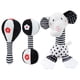 thumbnail image 4 of Juguetes sonajero con mancuernas,Sonajeros para bebés meses Juguetes para recién nacidos Juguetes para bebés,Sonajeros Suaves para Bebés Sensory Hand Barbell,Peluches de peluche en, 4 of 9