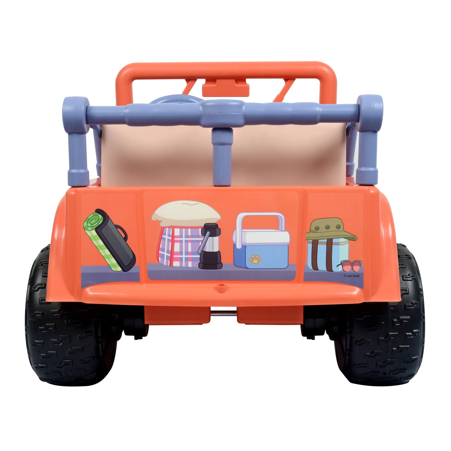 12V Bluey 4-Wheeler Ride-on, Battery Powered Car for Kids with Sounds, Ages 3+