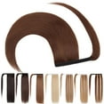 thumbnail image 6 of Benehair Blonde Hair Extensions Ponytail Human Hair Wrap Around Clip in Ponytail #4 Medium Brown Human Hair Extensions One Piece Pony Tails Extensions 22" 95Gram, 6 of 12