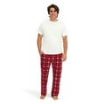 thumbnail image 6 of Hanes Men's Cozy Microfleece Pajama Sleep Pants, 2-Pack, Sizes S-2XL, 6 of 8
