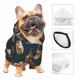 thumbnail image 3 of Fotbe Cigar Sudadera con Estampado para Perros Pequeños – Suéter con Capucha para Mascotas, Tela Suave de Forro Polar con Bolsillo-Large, 3 of 7