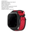 thumbnail image 3 of Bracelets de Montre de Remplacement avec Étui pour Honor Watch 4 Silicone PC Multi Trous Bracelets de Protection Réglables, 3 of 8