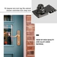 thumbnail image 4 of BRIGHTFUFU 2Pcs Working Keyed Hasp Locks Black Lock for Cabinets and Tool Boxes, 4 of 8