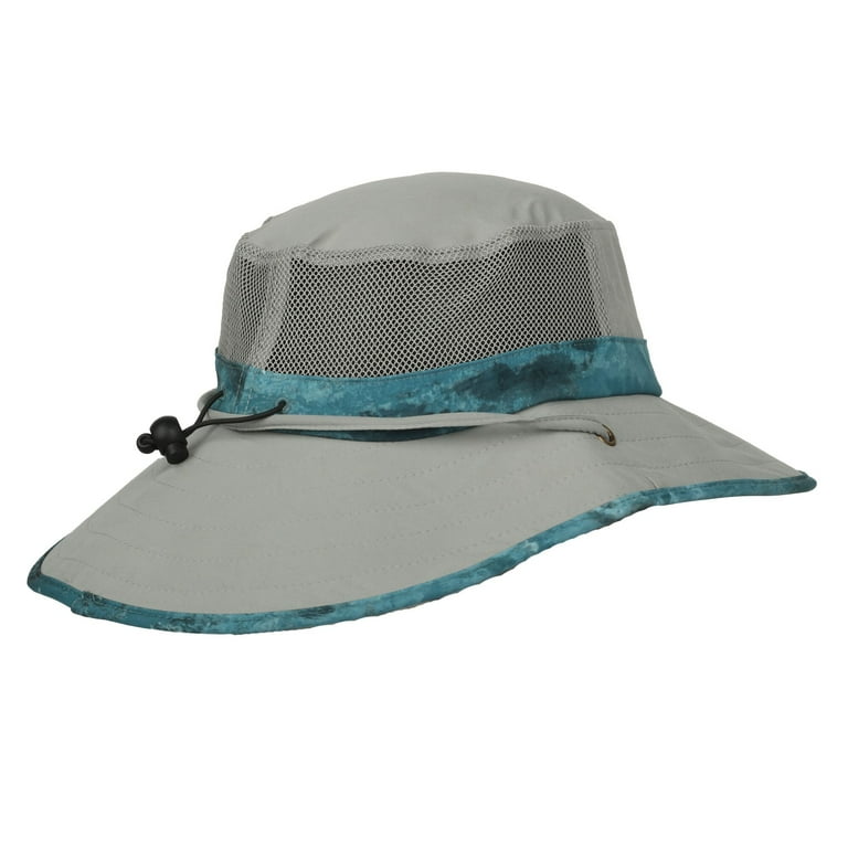 Realtree Adult Gray Wide Brim Boonie Sun Hat Mesh Crown Sun  display picture 2