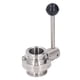 thumbnail image 5 of Válvula SanitaryClamp, Acero Inoxidable 304, Válvula De Mariposa, Presión Máxima PN1.6, Con Conexión Rápida Para Productos Farmacéuticos, Químicos, Lácteos, 5 of 7