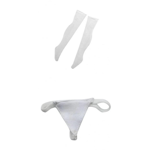 1/6 Calzoncillos Mujer Medias Ropa de Cosplay Acción