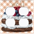 thumbnail image 2 of Metal Light Switch Wall Plate Outlet Cover (Layered Chocolate Berry Cherry Whipped Cream Cake - Double Duplex), 2 of 2