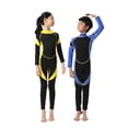 thumbnail image 3 of NIBOLOG Long Sleeves Kids Wetsuit Diving Suit Swimming Snorkeling Surfing Warm Swimwear, 3 of 8