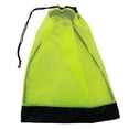 thumbnail image 3 of Mesh Drawstring Pouch Scuba Dive Mesh Canoe Snorkel Carry Bag Water Sport Storage Holder Yellow, 3 of 9
