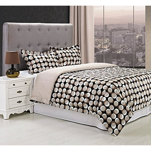 SUPERIOR Monroe Housse de Couette Ensemble, Monocouche Authentique 300 Thread Count, Plein/reine