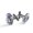 Color 4, variant on Men's Classic Stainless Steel, Dinosaur Camouflage Pattern Cufflinks Business Wedding Shirts, Black