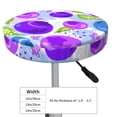 thumbnail image 2 of Blueberry cute Print Round Bar Stool Seat Covers, Elastic Round Chair Cover Stool Seat Slipcover Bar Stool Cushions Round Pad for 12-14 inch, 2 of 5