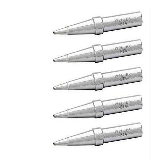 Genuine Weller WE1010 Soldering Tip Set (ETA-5), Screwdriver, 0.062" / 1.6 mm, 5 PCS