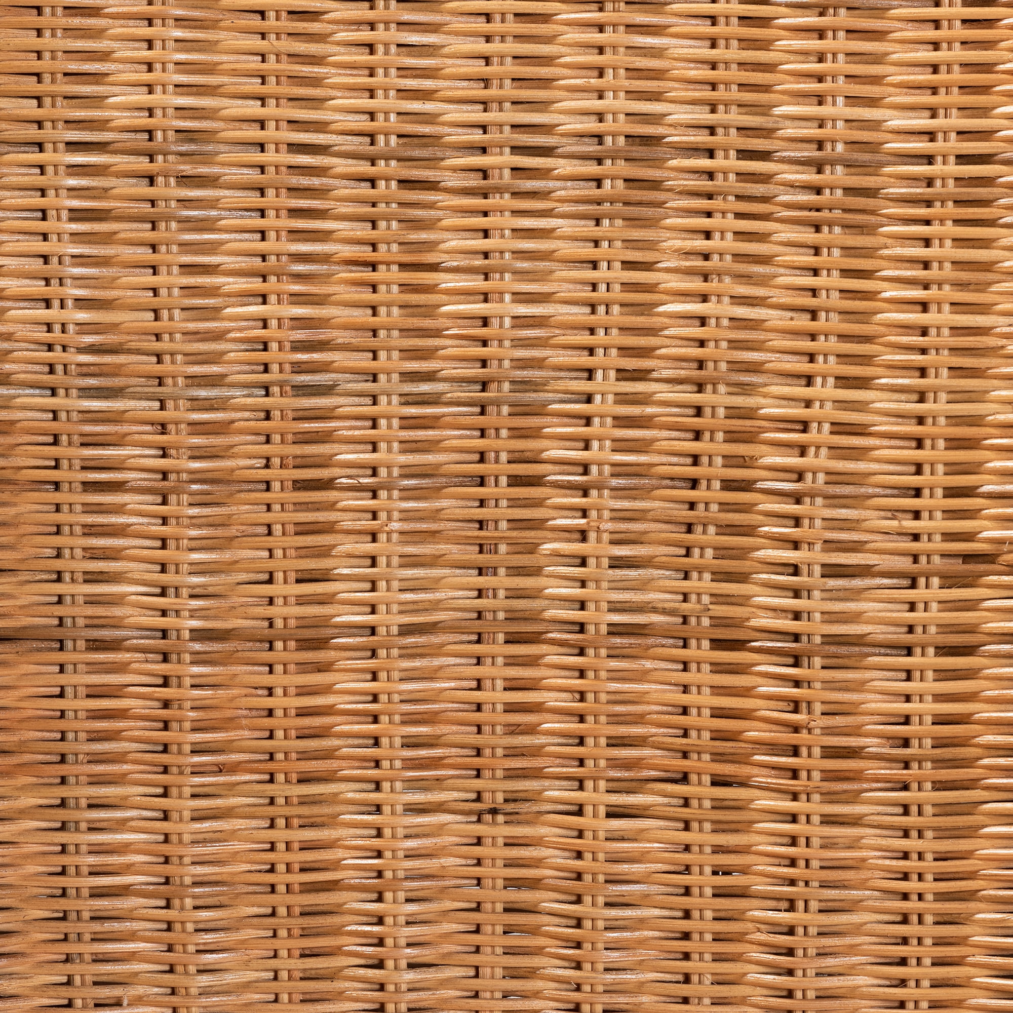 bali & pari Racquel Rattan Bar Stool, Natural Brown