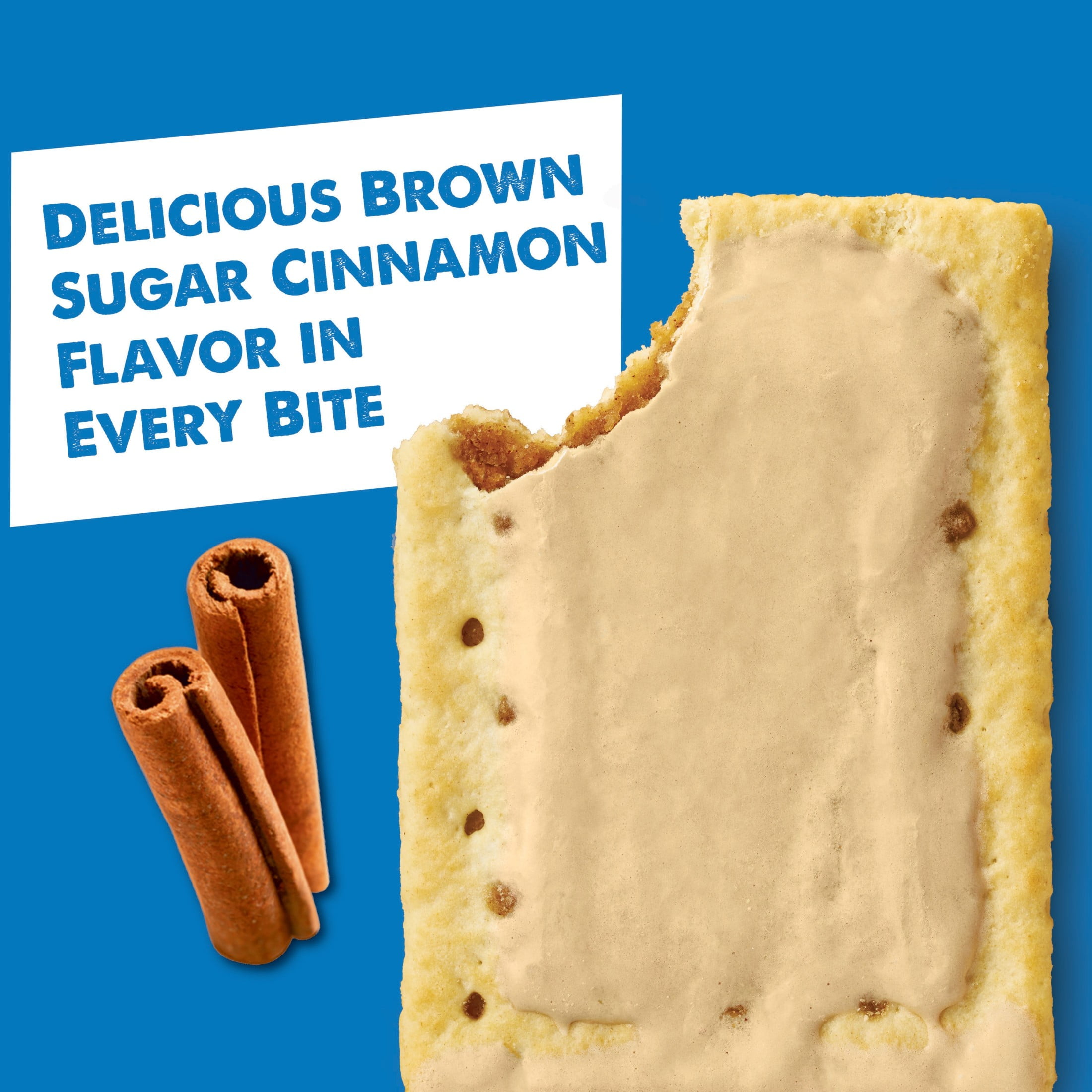 (12 pack) Pop-Tarts Frosted Brown Sugar Cinnamon Toaster Pastries, Breakfast Foods, Shelf-Stable, 13.5 oz (8 Count)