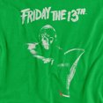 thumbnail image 2 of Friday The 13Th Ax Women's T Shirt, Kelly Green, Large, 2 of 6
