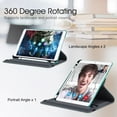 thumbnail image 5 of Fintie 10.5-inch iPad Air (3rd Gen) / iPad Pro Case 360 Degree Rotating Cover with Apple Pencil Holder, Shade of Blue, 5 of 7