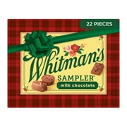 Whitman's Sampler Christmas Assorted Milk Chocolate Gift Box, 10 oz. (22 Pieces)
