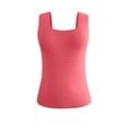 thumbnail image 5 of Lovskoo Summer Tops for Women 2024 Tank Tops Spaghetti Strap Sleeveless Solid Color Trendy Comfortable Breathable Blouses Tops Pink, 5 of 8
