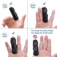 thumbnail image 5 of 2 Pcs Finger Splint, Snap Finger Splint For Broken Fingers, Finger Protection For Arthritis Pain, Sports Injuries Finger Protection Finger Cots Finger, 5 of 5