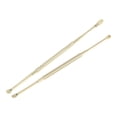thumbnail image 4 of Unique Bargains Dot Pattern Earwax Cleaning Tool Kit 2 Pcs with Ergonomic Design Gold Tone, 4 of 6