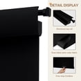 thumbnail image 4 of ZimJAHO Cordless Blackout Roller Shades for Windows, 100% Light Blocking Window Blinds, No Drill & Easy Install, for Bedroom, Living Room, Kitchen, Home and Office - Black, 27"W x 72"H, 4 of 7