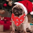 thumbnail image 3 of Breathable Pet Triangle Scarf Bibs, Full of Christmas Element Patterns, for Dogs and Cats, 3 of 5