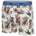 thumbnail image 6 of Ed Hardy 3-Pack Mens Underwear Boxer Briefs - Breathable Performance Boxers for Men - Long Leg Mens Boxers - Shark, Flag, Eagle, Large, 6 of 7