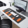 thumbnail image 2 of Long Mouse Pads for Desk,Halloween Spider Web Hanging Pumpkins Desk Mats on Top Of Desks, Desk Mouse Pad Extra Large with 3mm Non-Slip Base and Stitched Edge for Gaming,Office,Work,Home 31.5x11.8in, 2 of 5