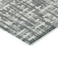 thumbnail image 4 of Addison Rugs Chantille Indoor/Outdoor Transitional Lines Gray Washable Rectangle Rug, 3' x 5', 4 of 6