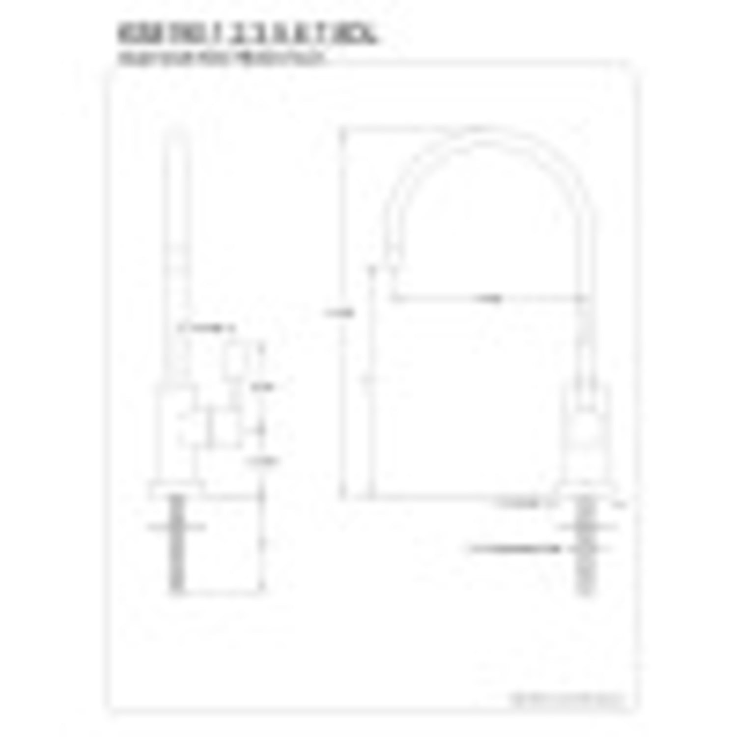 Kingston Brass KS8193DL Concord Single-Handle Water Filtration Faucet, Antique Brass