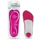 thumbnail image 1 of Plantillas Ortopédicas De Gel Comfort Zone Tri-Balance Para Mujer, Inserciones De 3/4 De Longitud Para Zapatos De Mujer Tallas 6-10, 1 Par Rosa Y Blanco, 1 of 1