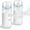 2-pack White, variant on PINHEN 2 Pack Nano Facial Steamer, Handy Mini Mister, USB Rechargeable Mist Sprayer, 30ml Visual Water Tank Moisturizing&Hydrating for Face, Daily Makeup, Skin Care, Eyelash Extensions