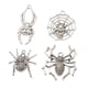 thumbnail image 4 of 4 diseños Chic Halloween Spider Charms joyería colgante fabricación artesanal Zulema Pendientes de plata, 4 of 4