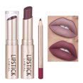thumbnail image 3 of Ensemble de Crayon à Lèvres et Rouge à Lèvres Ultra Longue Durée Crayon à Lèvres Nude Haute Pigmentation Doux Crémeux Rouge à Lèvres Couleur de Lèvres Kit Cadeau pour Femmes, 3 of 3