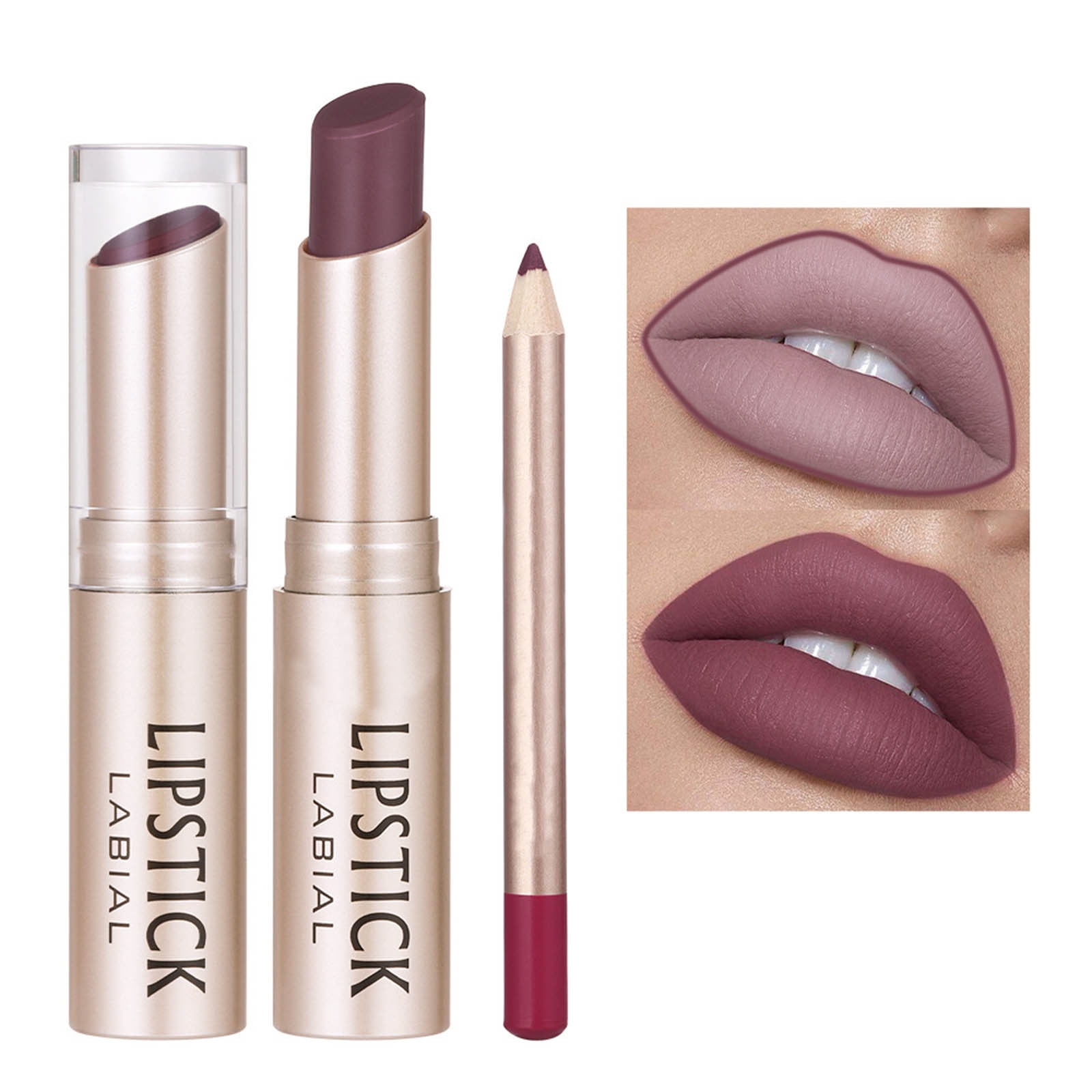 Riforla Lip Liner and Lipstick Set Ultra Long Lasting LipLiner High  Pigmented Soft Creamy Lipstick Lip Color Lip Makeup Gift Kit for Women Lip  Butters J - Walmart.ca