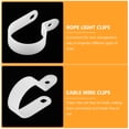 thumbnail image 4 of 20pcs Rope Light Clip Rope Light Mounting Clip For Wire Management Coax Cable, 4 of 8