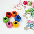 thumbnail image 3 of FELTECHELECTR 16 rollos de hilo de coser, hilo de bordar para coser a mano, máquina de coser, acolchado y manualidades para principiantes, colores aleatorios., 3 of 5