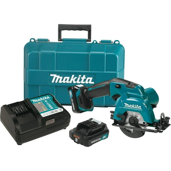 Makita SH02R1 12V MAX CXT 2.0 Ah Cordless Lithium-Ion 3-3/8 in. Circular Saw Kit