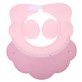 thumbnail image 2 of Gorro de baño para bebé, herramienta para lavar el cabello, repelente al agua, doble protección para los oídos, gorro para niños adultos (rosa), 2 of 8