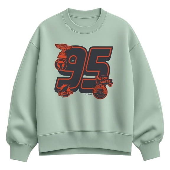 Cars - McQueen 95 - Women's Oversized Fleece Crew Sweatshirt