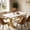 White Gold, variant on Fnova 63" Modern Dining Table, Rectangular White Faux Marble Top Kitchen Table, Stylish Metal Trestle Legs, Seats 4 to 6 for Dining Room & Kitchen, Living Room